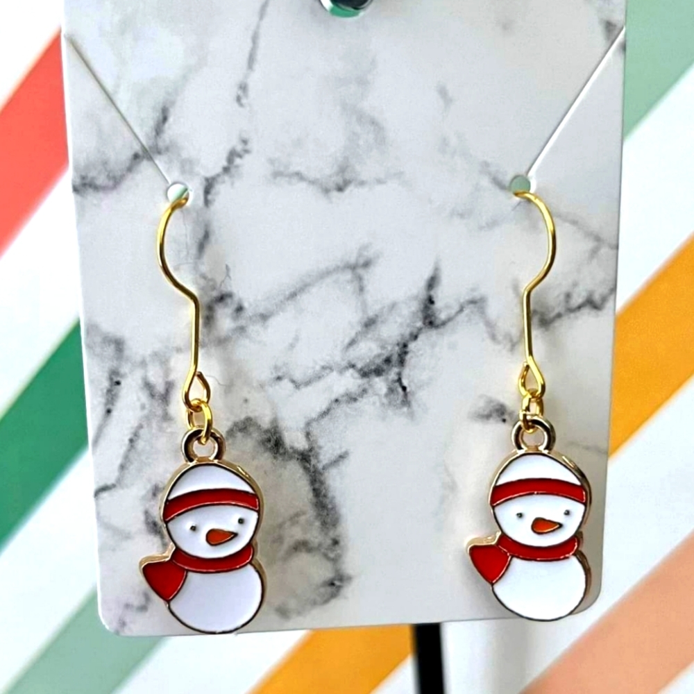 Christmas earrings